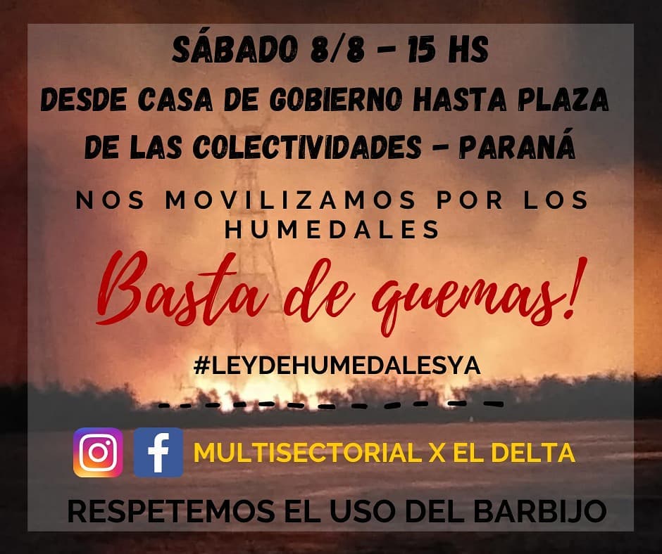 ¡Ley de Humedales&nbsp;ya!