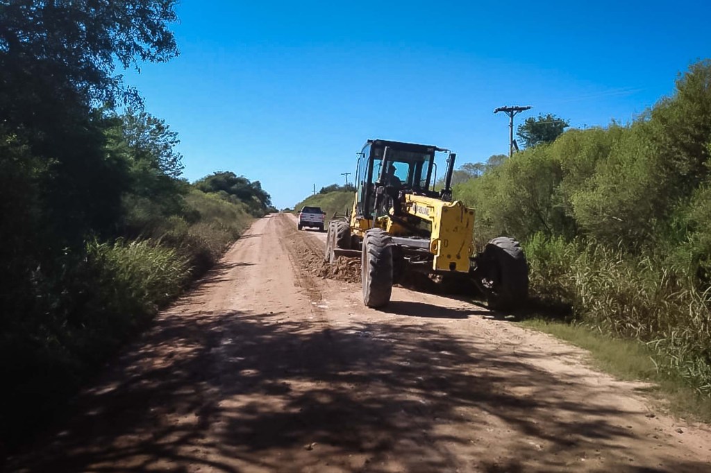 Trabajan sobre el acceso a Puerto&nbsp;Algarrobo