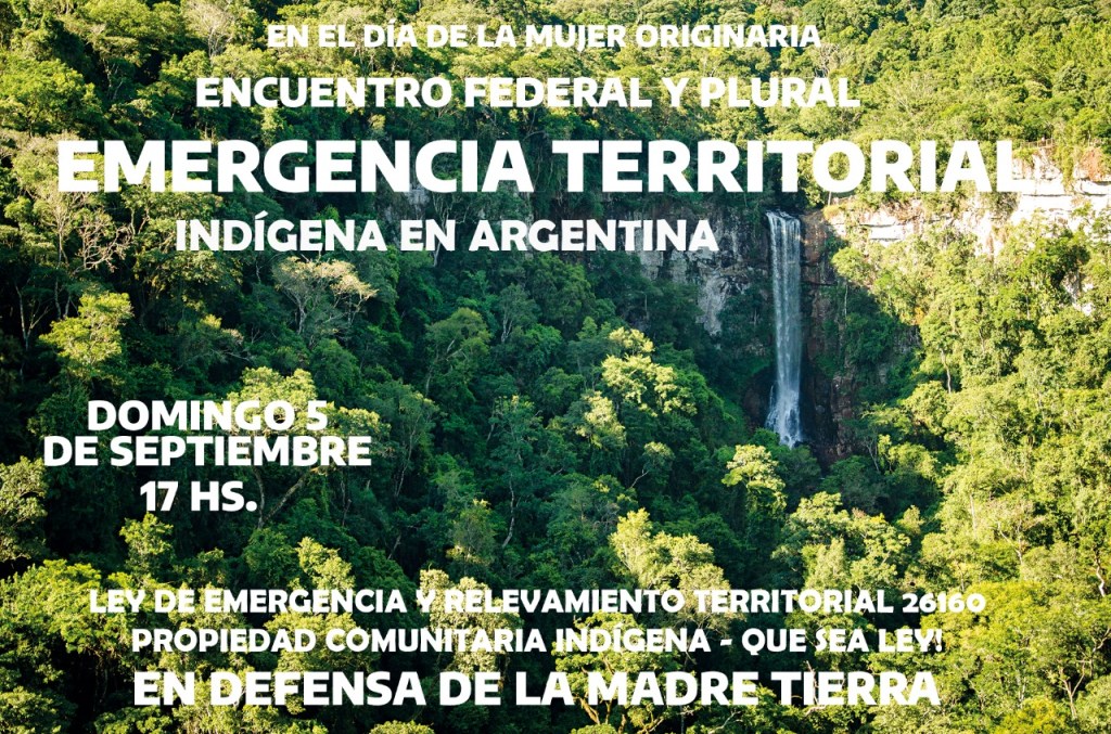 Encuentro Federal y Plural sobre Emergencia Territorial Indígena en&nbsp;Argentina