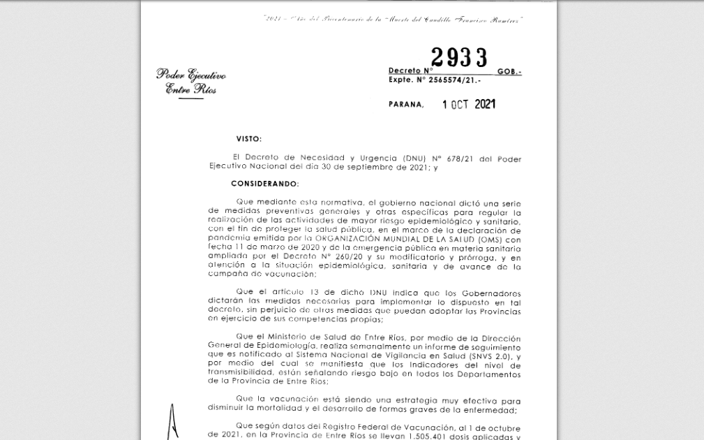 Bordet flexibiliza en sintonía con&nbsp;Alberto