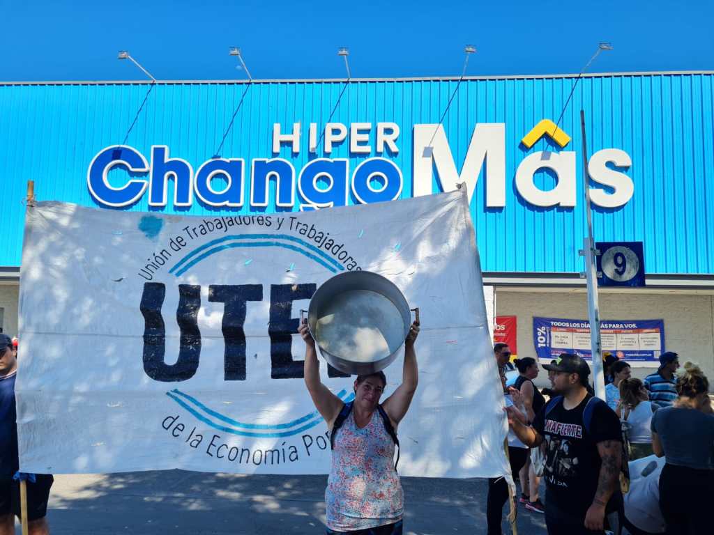 Representantes de la UTEP fueron al Changomás a solicitar&nbsp;alimentos