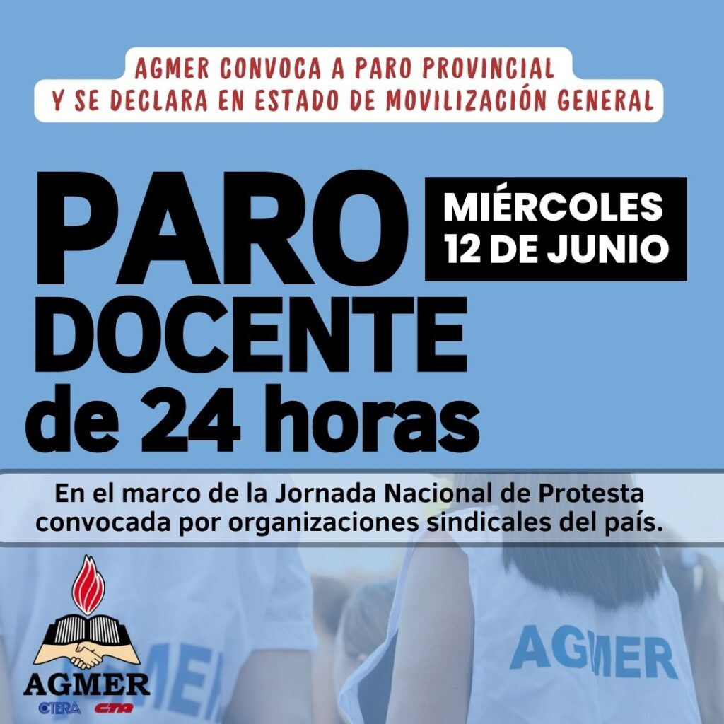 Docentes entrerrianos a la&nbsp;huelga
