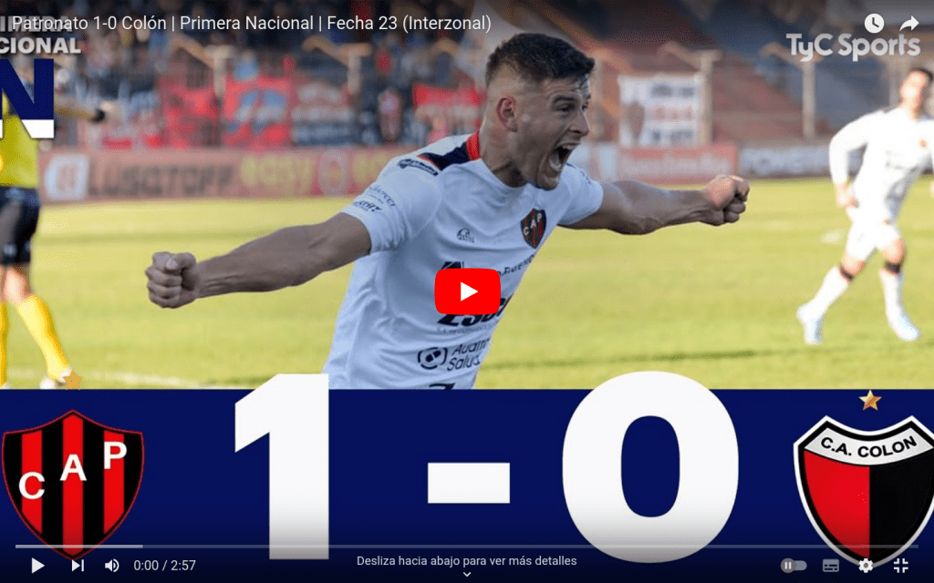 Patronato le ganó a&nbsp;Colón