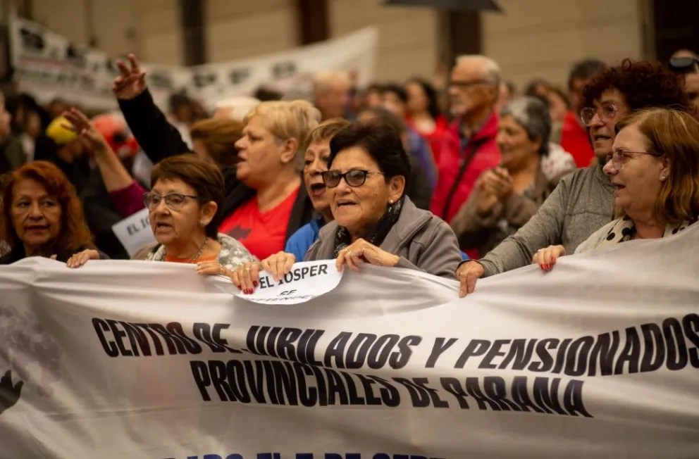 Jubilados marchan por Obra&nbsp;Social