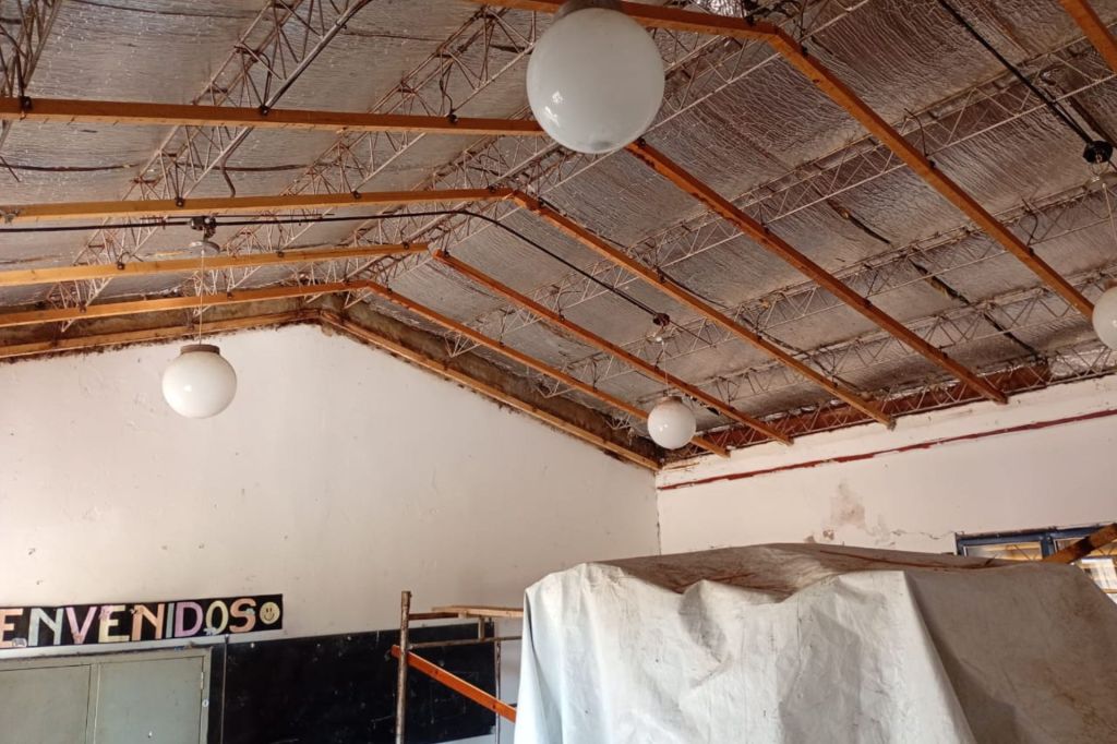 Encaran obras en escuela&nbsp;rural