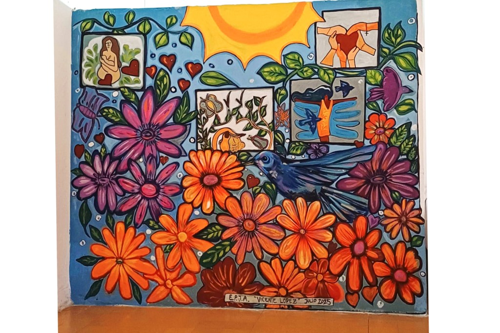 La Unidad Penal Nº6 presentó un mural&nbsp;colectivo