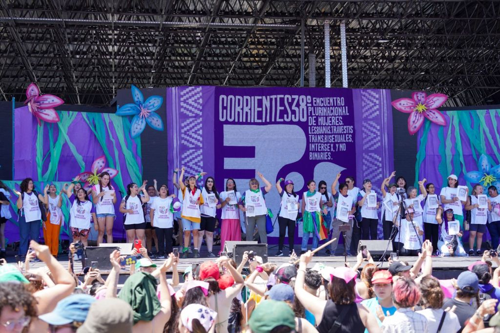 Movilización en Encuentro de&nbsp;Mujeres