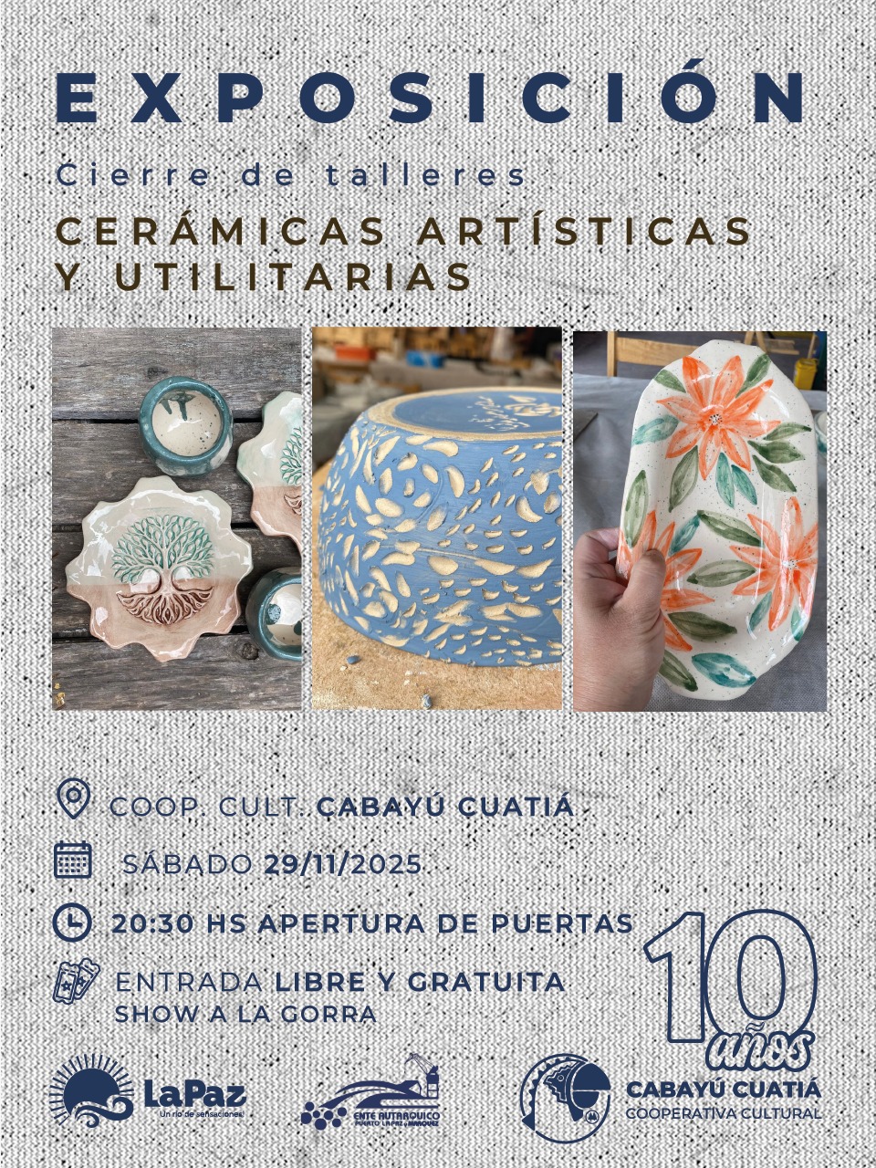 Cierre y Exposición de Taller de&nbsp;Cerámica