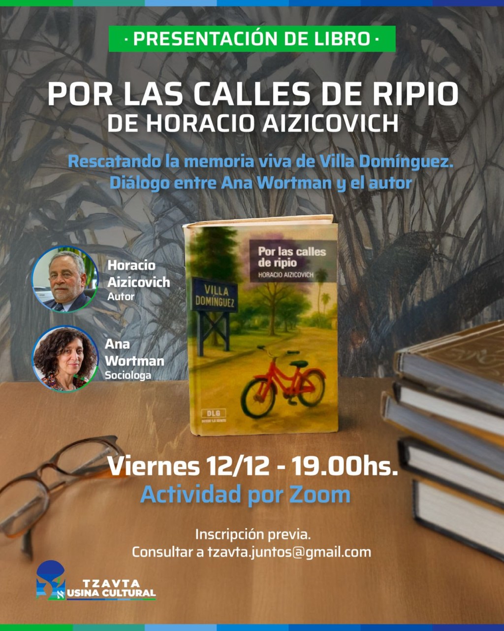 Presentación del libro «Por las calles de&nbsp;ripio»