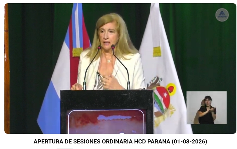 Apertura de sesiones del HCD