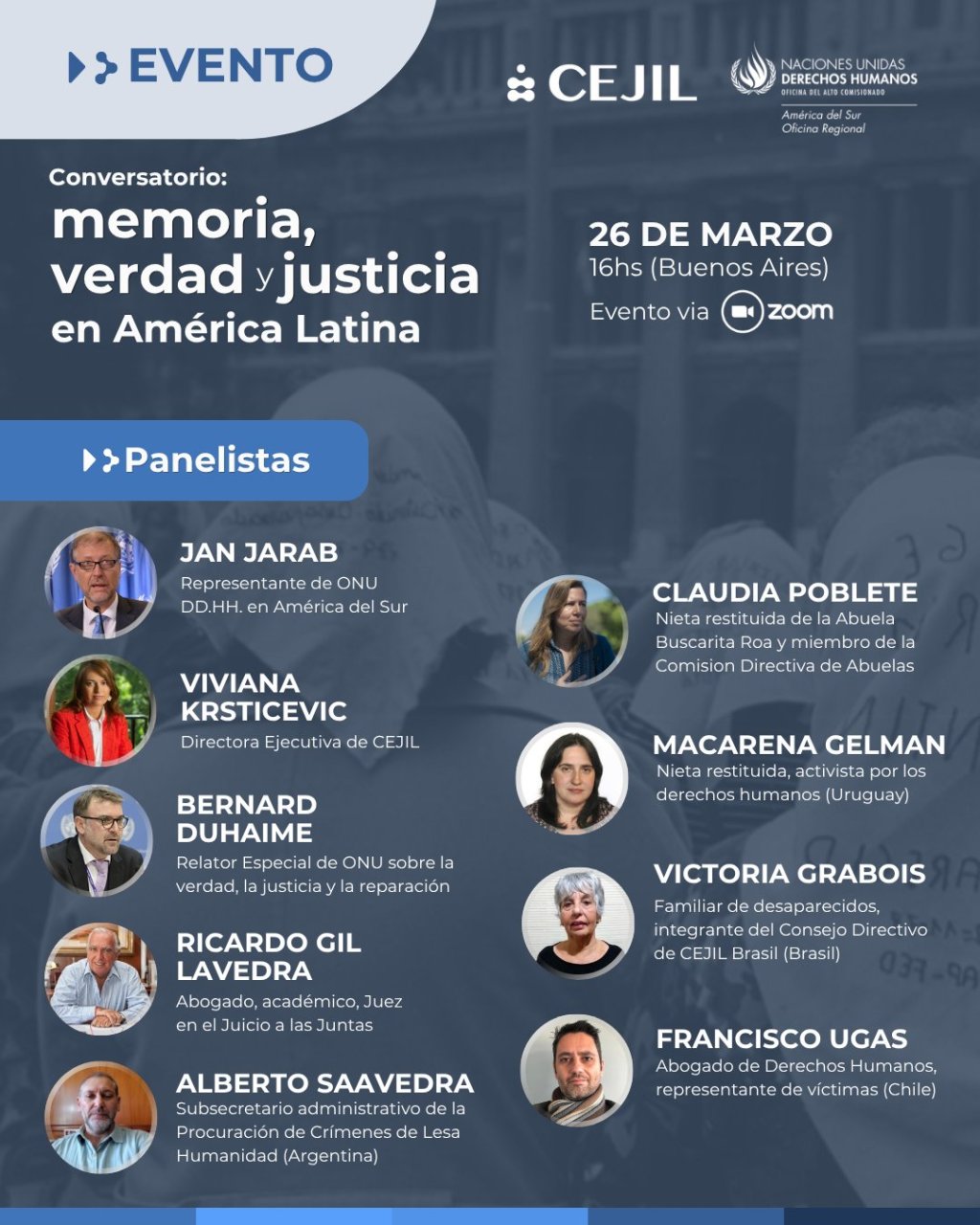 Conversatorio “A 50 años del último golpe militar en Argentina”