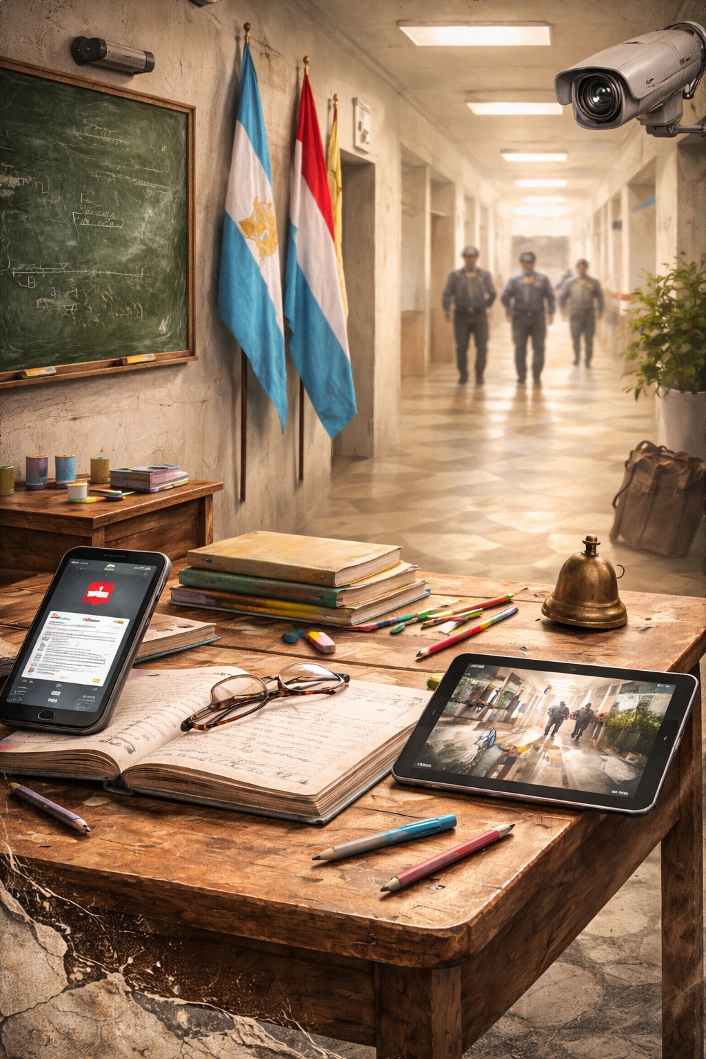 Escuela bajo protocolo: cuando la seguridad entra al&nbsp;aula