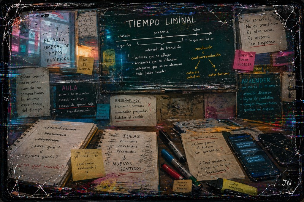 El aula, umbral de tiempos&nbsp;históricos