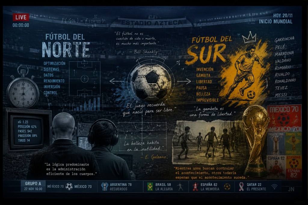 El fútbol del Norte y el fútbol del&nbsp;Sur